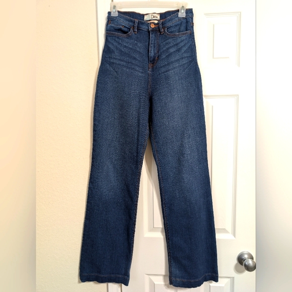 Dittos•Vintage 70's Style Wide Leg High-Rise Jeans W/Pockets (F:3/B:2)•Size 27 - Picture 1 of 14